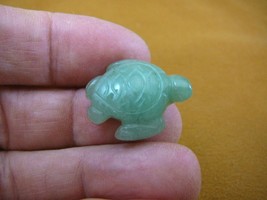 (Y-TUR-SE-502) 1&quot; Sea Turtle Green Aventurine Carving Figurine Gemstone Turtles - £6.90 GBP