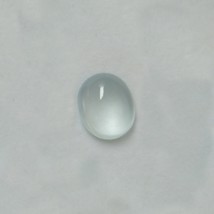 Natural Aquamarine Oval Cabochon 11X13.3mm Pastel Blue Color SI1 Clarity Loose G - £740.90 GBP