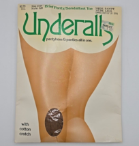 Vtg Underalls Pantyhose Nude Panty / Nude Legs Style 320 Size CD - £7.50 GBP