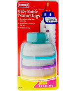 PlaySkool Baby Bottle Collar Name Tags 3 Pack Fits Most Standard Baby Bo... - £3.87 GBP