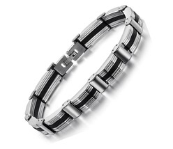 Men&#39;s Titanium Steel Bracelet Link Bracelets - $882.16 MXN