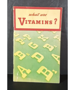 Vintage WHAT ARE VITAMINS Advertising Booklet Main Drug Co - €13,19 EUR