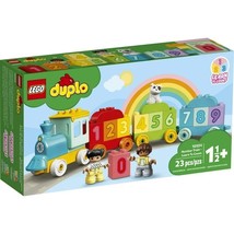 LEGO DUPLO My First Number Train Toy with Bricks for Learning Numbers 10... - £25.50 GBP
