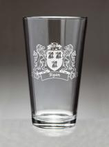 Ryan Irish Coat of Arms Pint Glasses (Sand Etched) - £53.88 GBP