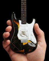 JIMI HENDRIX - Signature Burnt Fender Strat-1:4 Scale Replica Guitar ~Axe Heaven - £26.47 GBP