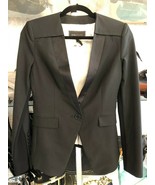 Bcbg Maxazria Schwarz Knopfverschluss Stil #JOVAD380-001 Blazer / Jacke XS - $128.60