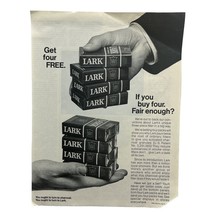 Lark Cigarettes Vintage Print Ad 1968 You Ought to Turn to Lark Four Packs - £11.03 GBP