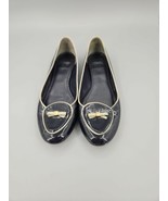 Tory Burch Blue Leather Slip on Flats Size 8M - $27.27