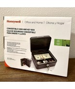 Honeywell 6111 Convertible Cash &amp; Key Box Steel Security Lock Safe Box, ... - €25,66 EUR