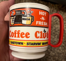 Maxwell House Hot n Fresh Coffee Club Cup Mug  Plastic VTG Great States Speedway - £9.49 GBP
