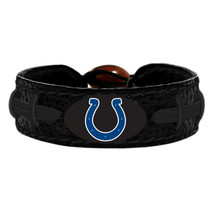 Indianapolis Colts Bracelet Team Color Tonal Black Football CO - $558.63 MXN