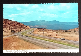 Mount Taylor Interstate 40 Old Cars New Mexico NM Curt Teich Postcard 1972 4x6 - £4.01 GBP