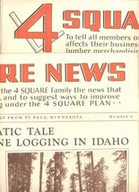 2 issues 4 Square News lumber logging newspaper 1929 back issues forestry - $14.00