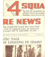 2 issues 4 Square News lumber logging newspaper 1929 back issues forestry - $266.55 MXN