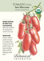 Fresh San Marzano Pole Tomato 25 Seeds Certified Organic US Seller - £12.69 GBP