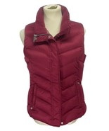 Eddie Bauer Women Red Puffer Vest 550 FILL POWER Premium GOOSE DOWN Size... - £35.54 GBP