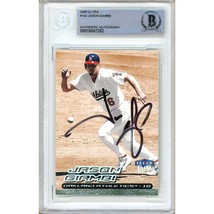 Jason Giambi Oakland Athletics Auto 2000 Fleer Ultra #142 A&#39;s Autograph BAS Slab - £78.65 GBP