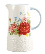 Pioneer Woman ~ Sweet Rose ~ 2.1 Quart Pitcher ~ Stoneware ~ Floral Design - $51.12 CAD
