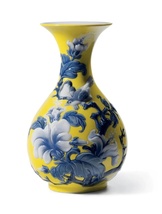 Lladro 01008725 Sparrows Vase Yellow New - £1,562.12 GBP