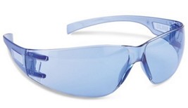 Safety Glasses With Ice Wraparounds lenses - Blue - £10.13 GBP