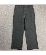 Adidas Golf Pants Men&#39;s 36x32 Black Climalite Straight Leg 100% Polyester - $456.77 MXN