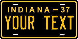 Indiana 1937 Personalized Tag Vehicle Car Auto License Plate - $16.75