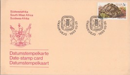ZAYIX South West Africa 488 Date-stamp card OKAUKUEJO 1982 Tortoise 081622SM24 - £2.39 GBP