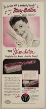 1949 Print Ad PRO-PHY-LAC-TIC Hair Brushes Peter Pan Actress Mary Martin - £10.55 GBP