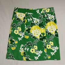 Talbots Green Floral Skirt Women’s 12P Work Business Professional Wrap W... - £29.63 GBP