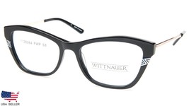 New Wittnauer Valentina Black Eyeglasses Glasses Plastic Frame 53-17-135 B37mm - £50.79 GBP