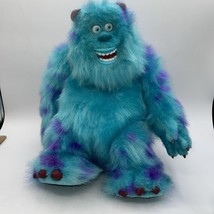 Disney Talking Sully Monsters Inc Plush Stuffed Animal Press Hand 15&quot; READ - £19.57 GBP