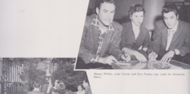 1957 Desoto Memphis State Yearbook With Elvis Presley-George Klein- Photo - $40.50