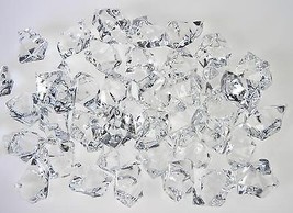 165PCS  New Translucent Clear Acrylic Ice Rocks For Vase Fillers Table Scatters - £8.43 GBP