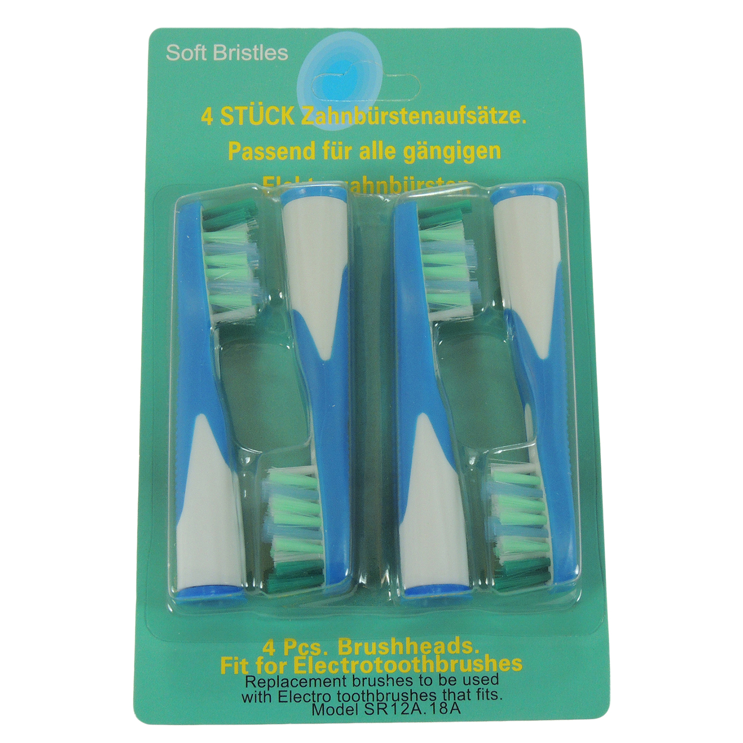 Electric Toothbrush Brush Heads for Braun Oral-b Sonic Complete 4-Pack - $6.99