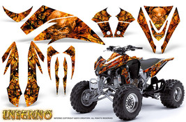 KAWASAKI KFX 450 GRAPHICS KIT CREATORX DECALS STICKERS INFERNO INFO - £133.23 GBP