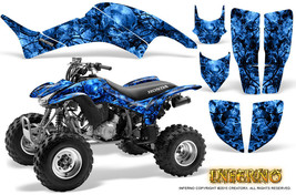 HONDA TRX 400 1999-2007 GRAPHICS KIT CREATORX DECALS STICKERS INFERNO BL - £139.36 GBP