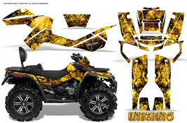 Can Am Outlander Max 500 650 800 R Graphics Kit Decals Stickers Inferno Y - $267.25