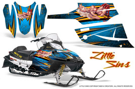 Arctic Cat Firecat 03 06 Snowmobile Graphics Kit Wrap Creatorx Lsbli - £234.16 GBP