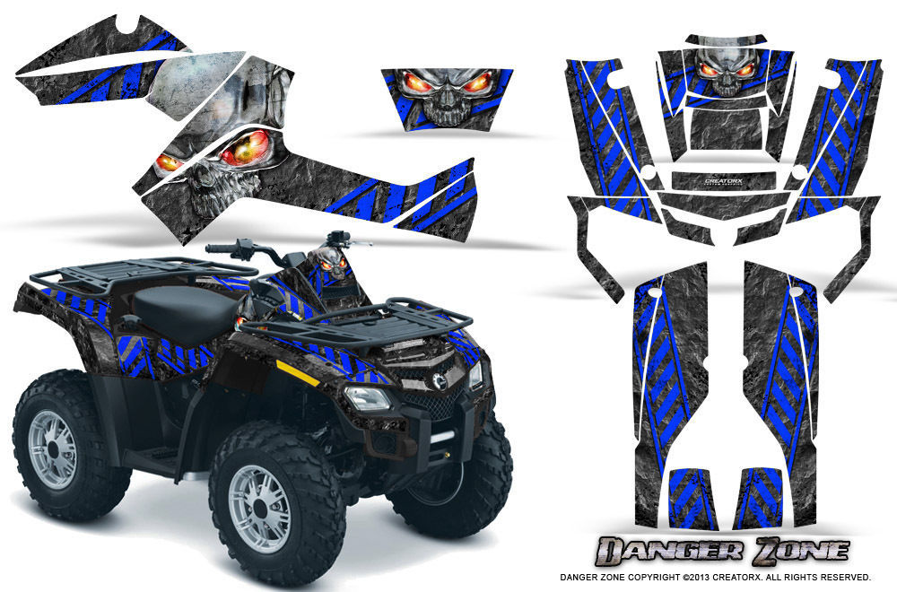 Primary image for CAN-AM OUTLANDER 500 650 800R 1000 GRAPHICS KIT CREATORX DECALS STICKERS DZBL