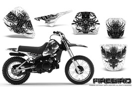 Yamaha Pw80 Graphics Kit Creatorx Decals Stickers Firebird Bw - $108.85