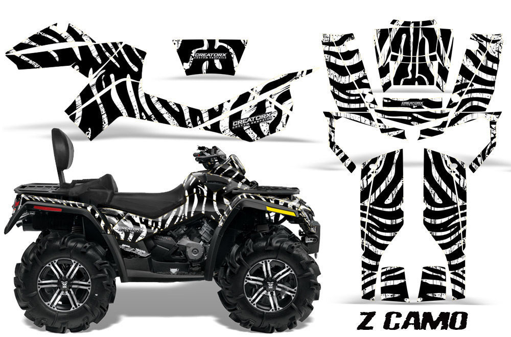 Primary image for CAN-AM OUTLANDER MAX 500 650 800R GRAPHICS KIT CREATORX DECALS STICKERS ZCW