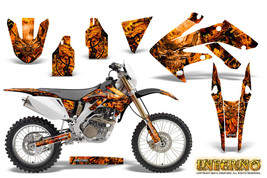 HONDA CRF 250 X CRF250X 2004-2016 GRAPHICS KIT DECALS CREATORX INFERNO O - £140.13 GBP