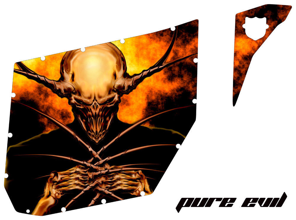 CANAM COMMANDER PRO ARMOR DOOR GRAPHICS KIT DECALS STICKERS PE ATV Parts