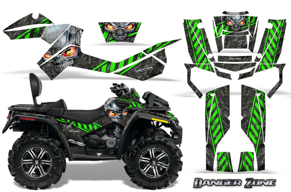 Primary image for CAN-AM OUTLANDER MAX 500 650 800R GRAPHICS KIT CREATORX DECALS STICKERS DZG