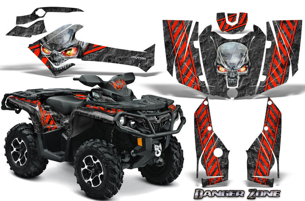 Primary image for CAN-AM OUTLANDER 500 650 800 1000 2013-2016 GRAPHICS KIT CREATORX DECALS DZR