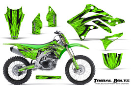 KAWASAKI KXF450 KX450F 12-15 CREATORX GRAPHICS KIT DECALS TRIBAL BOLTS GNP - £203.32 GBP