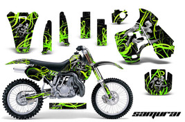 KAWASAKI KX500 88-04 GRAPHICS KIT CREATORX DECALS SAMURAI GBNP - $257.35