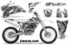 YAMAHA YZ250F YZ450F 06-09 GRAPHICS KIT CREATORX DECALS FIREBLADE W - £142.40 GBP