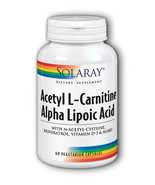 Aceteyl L-Carnitine Alpha Lipoic Acid Capsules, 60 Ct - €32,53 EUR