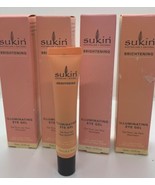 (4) Sukin Brightening Illuminating Eye Gel Tube 15ml w Green Coffee, Pin... - £44.97 GBP